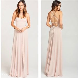 Show Me Your MuMu Blush Maxi Dress
